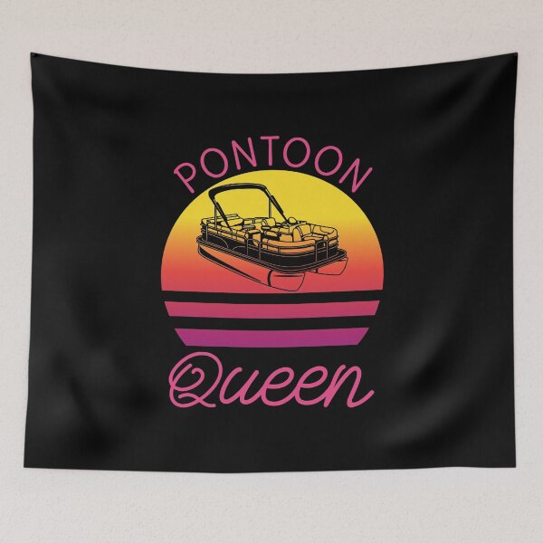 Item preview, Pontoon Queen III - Boating Lover designed and sold by Lemon Pepper.