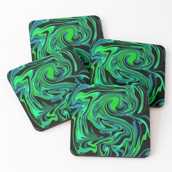 Item preview, Acidic Green Liquid Art designed and sold by ReckahFox.