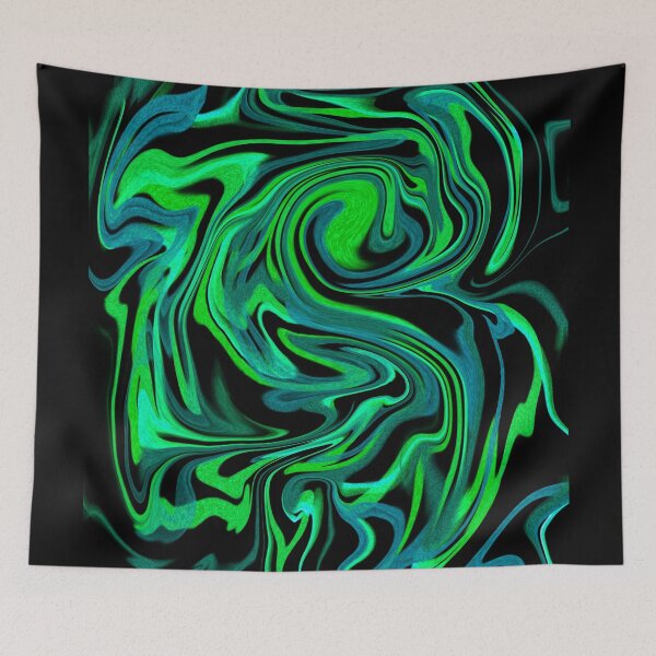 Item preview, Acidic Green Liquid Art designed and sold by ReckahFox.