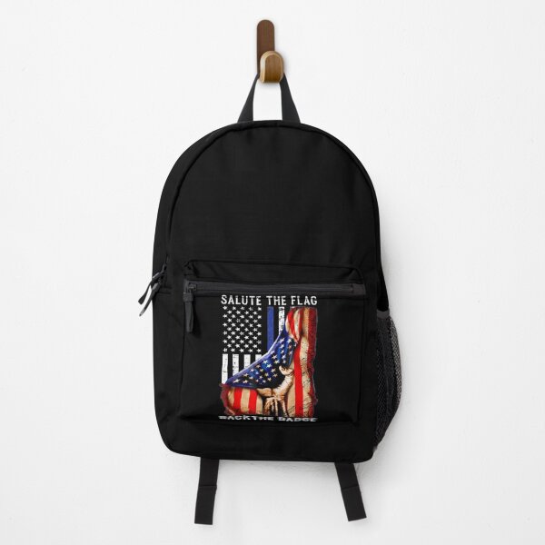 Item preview, Salute the flag Back The Badge T- Flag Police Hand Gift designed and sold by FrenemiesShop.