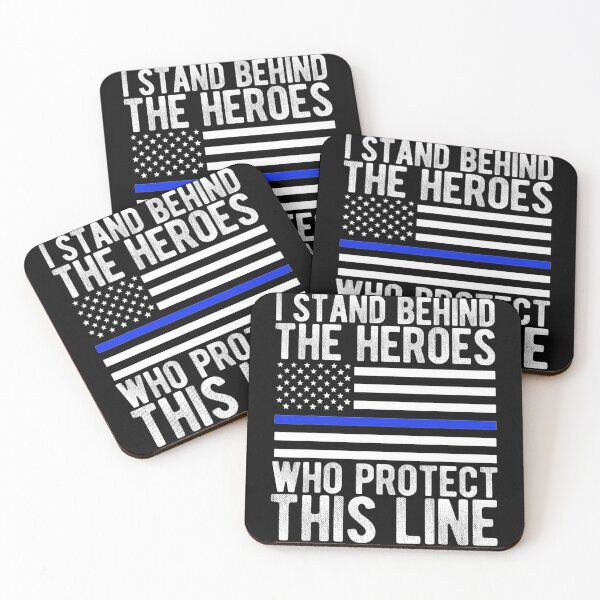 Item preview, Thin Blue Line Flag - Police Hero Law Enforcement Support designed and sold by FrenemiesShop.