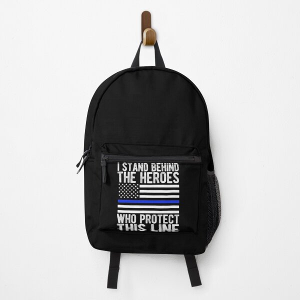 Item preview, Thin Blue Line Flag - Police Hero Law Enforcement Support designed and sold by FrenemiesShop.