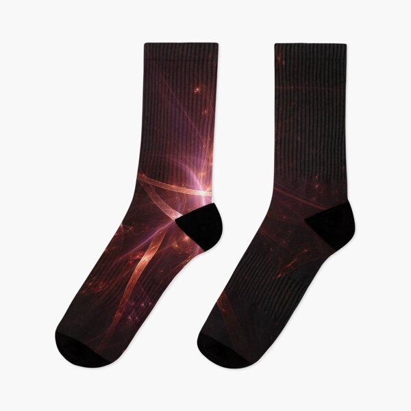Item preview, Beautiful Abstract Pattern Of Colored Smooth Lines On A Black Background designed and sold by tatkhagata.
