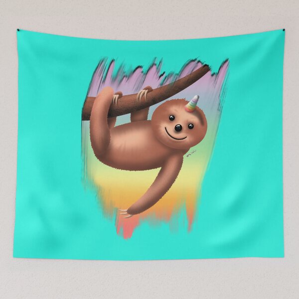 Item preview, Unicorn Sloth designed and sold by DesertG.