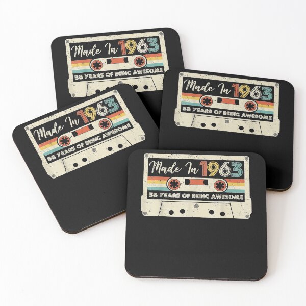 Item preview, Vintage 1963 Retro Cassette Made In 1963 58th Birthday  designed and sold by avareid3.