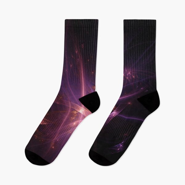 Item preview, Beautiful Abstract Pattern Of Colored Smooth Lines On A Black Background designed and sold by tatkhagata.