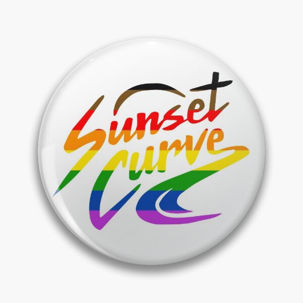 Item preview, lgbt flag sunset curve logo designed and sold by jatphantoms.
