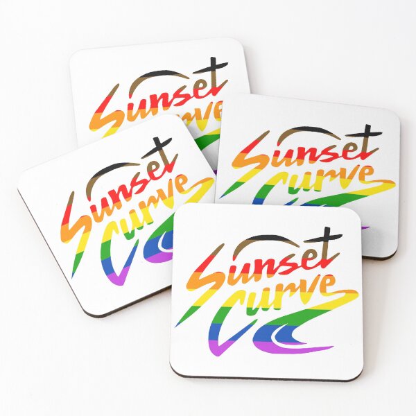 Item preview, lgbt flag sunset curve logo designed and sold by jatphantoms.