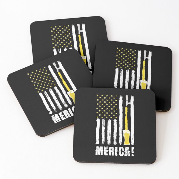 Item preview, Craft Beer American Flag USA T-Shirt, 4th July MericaT-Shirt designed and sold by pannolinno.