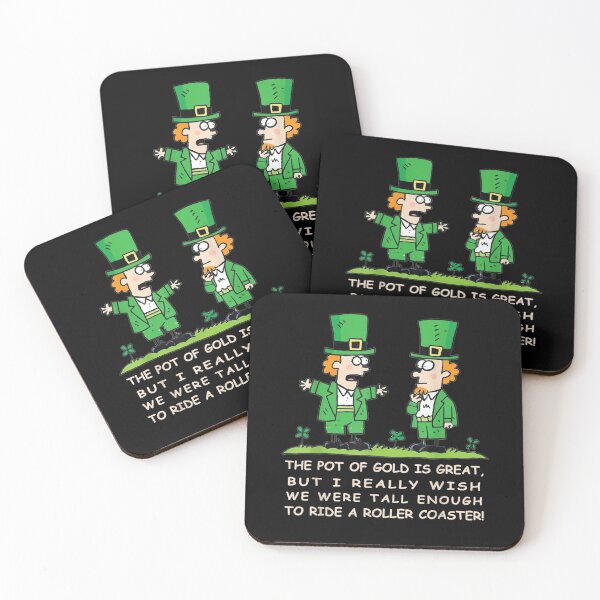 Item preview, Leprechaun Not Tall Enough To Ride A Roller Coaster  designed and sold by avareid3.