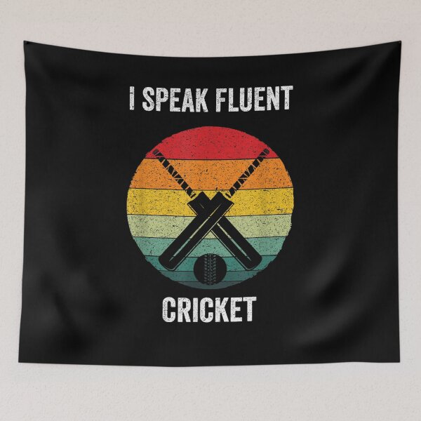 Item preview, I Speak Fluent Cricket Vintage Cricket Gift  designed and sold by avareid3.
