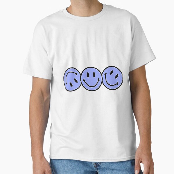 Item preview, Blue smiley face trio designed and sold by Delaneyjc.