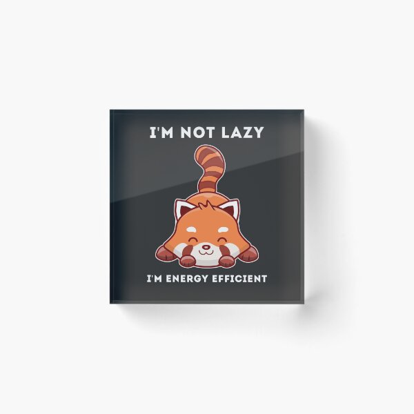 Item preview, Lazy Red panda Cute designed and sold by roocky.