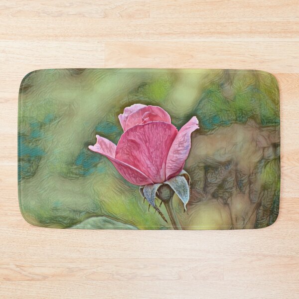 Item preview, Delightful Pink Rose Bud designed and sold by ReneeKennedy.
