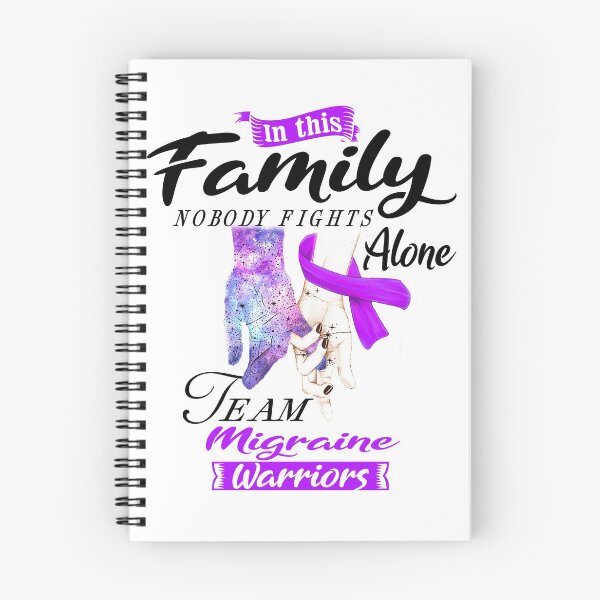 Item preview, In This Family No One Fights Alone Team Migraine Warrior designed and sold by deputylove.