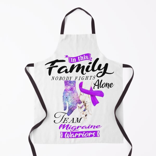 Item preview, In This Family No One Fights Alone Team Migraine Warrior designed and sold by deputylove.