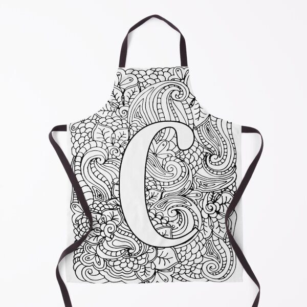 Item preview, Adult Coloring Page Monogram Letter C designed and sold by MamaSweetea.