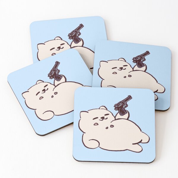 Item preview, I draw tubbs the cat holding a gun cursed meme designed and sold by RansRoom.