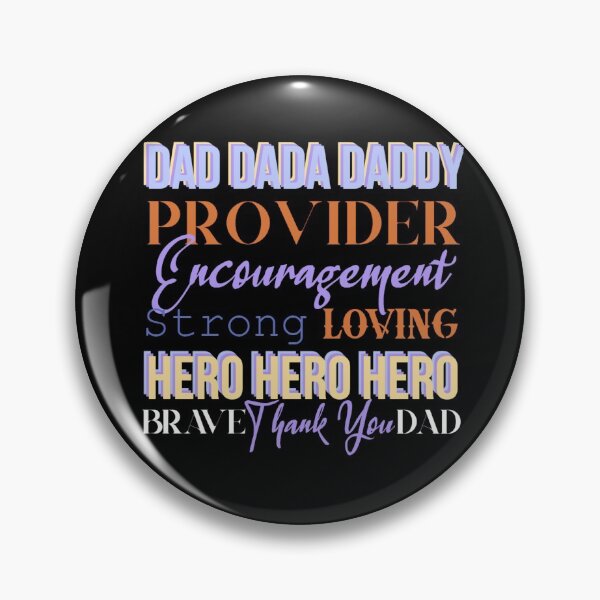 Aperçu de l'œuvre Dad Dada Dady Provider, Encouragement,Strong,Loving,Hero,Brave,T-Shirt.HappyFathersDay T-Shirt. créée et vendue par OAPod.