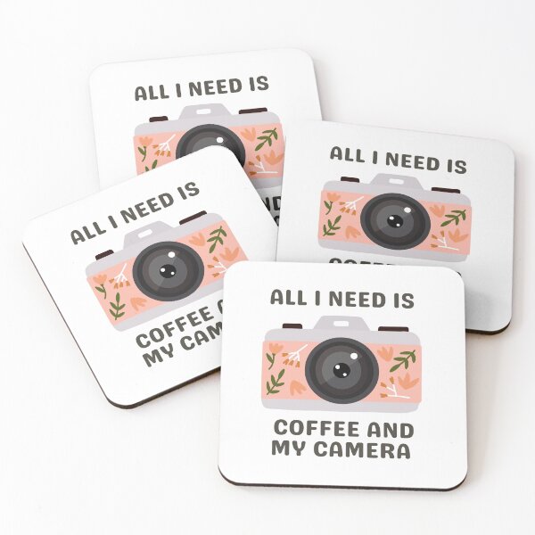 Item preview, All I Need Is Coffee And My Camera designed and sold by Everythingafter.