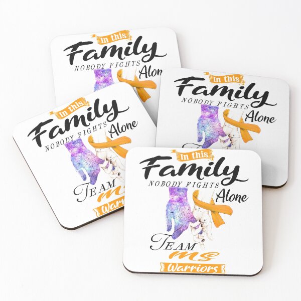 Item preview, In This Family No One Fights Alone Team MS Warrior designed and sold by deputylove.