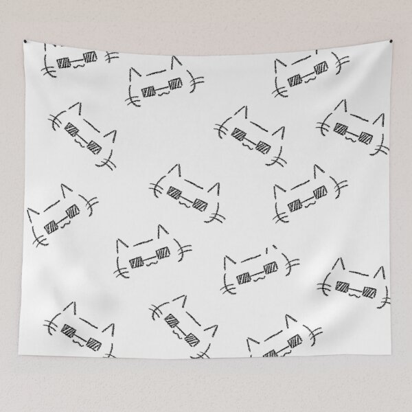 Item preview, cat pattern :) designed and sold by duvet-day.