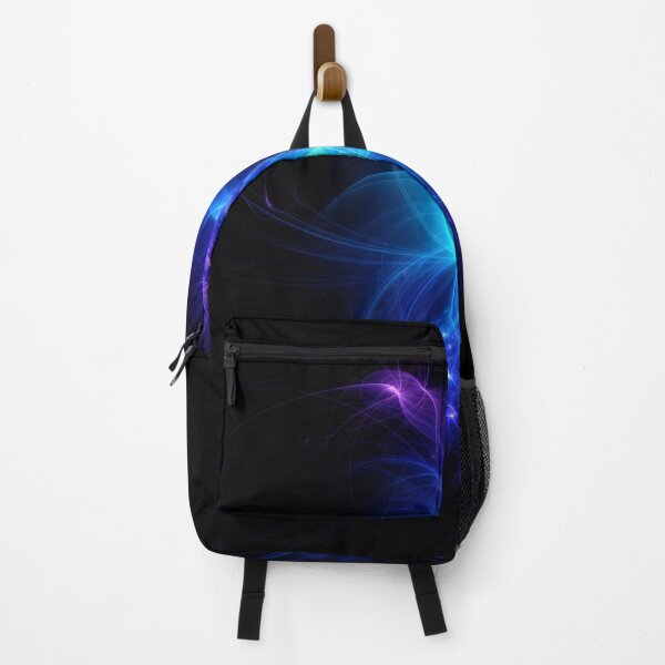 Item preview, Beautiful Abstract Pattern Of Colored Smooth Lines On A Black Background designed and sold by tatkhagata.