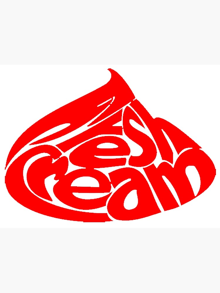 "New whipped cream band logo favorite" Poster for Sale by jharroway90