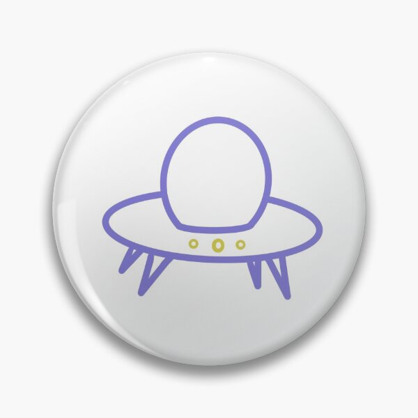 Item preview, Purple and Yellow Space Ship designed and sold by CPArtStudios.
