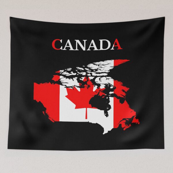 Item preview, Canada Map Design with Flag. designed and sold by marosharaf.