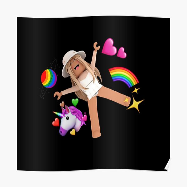 Unicorn Roblox Posters Redbubble - roblox poster codes unicorn