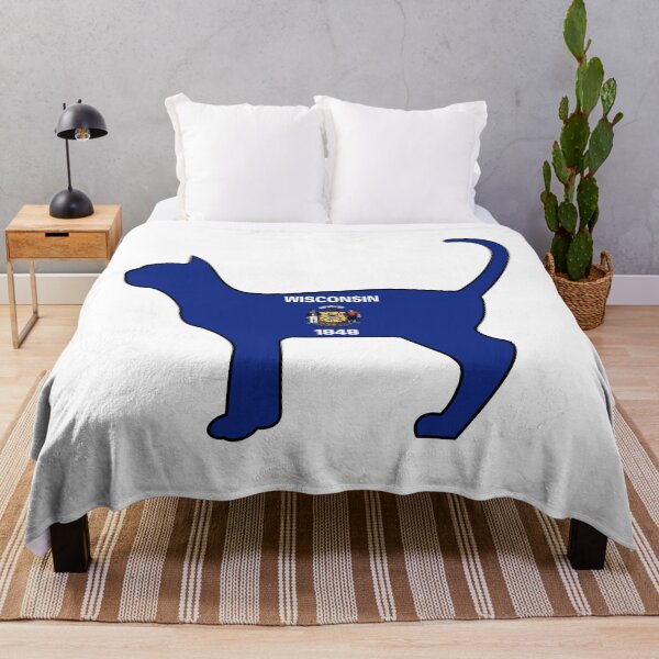 Item preview, State of Wisconsin Flag for Cat Lovers designed and sold by Gsallicat.