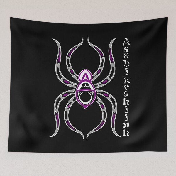 Item preview, Asabikeshiinh (spider) Asexual Pride designed and sold by KendraHowland.