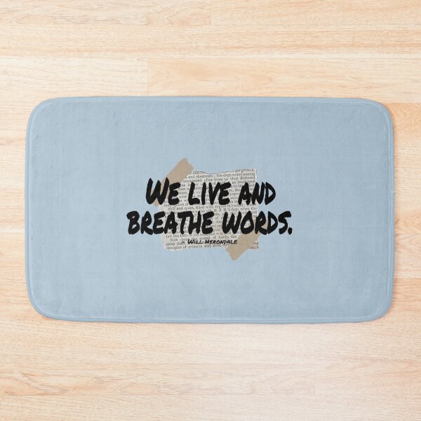 Item preview, We live and breathe words designed and sold by thewhalewhaley.