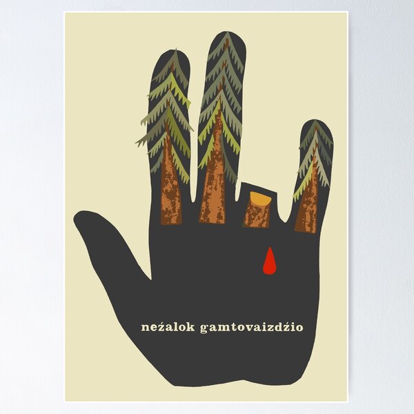 Four scenes of deforestation and wild fire • wall stickers the scenery,  axe, wildfire | myloview.com