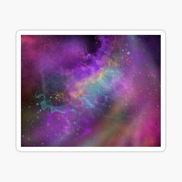 Crescent Nebula Sticker