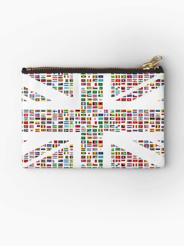 Thumbnail 1 of 4, Zipper Pouch, Union Hack designed and sold by globalised.