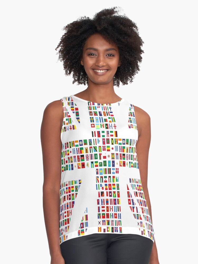 Item preview, Sleeveless Top designed and sold by globalised.