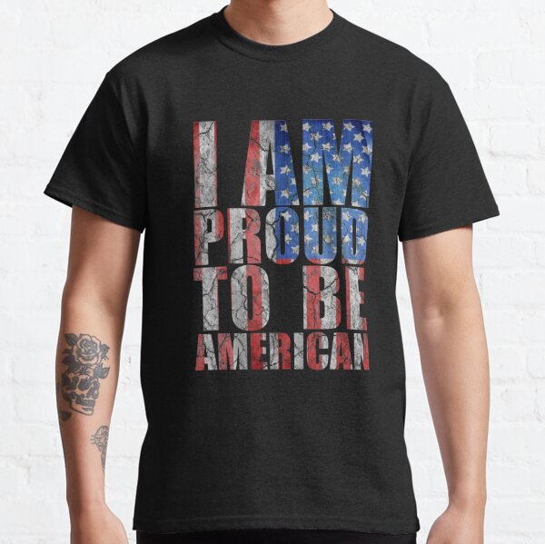 proud to be american blessed to be christian  Classic T-Shirt