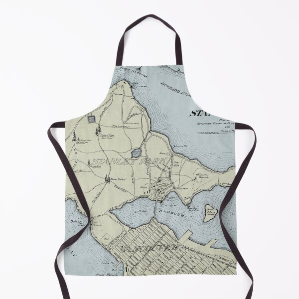 Item preview, 1911 Vintage Map of Stanley Park in Vancouver designed and sold by Gin  Neko.