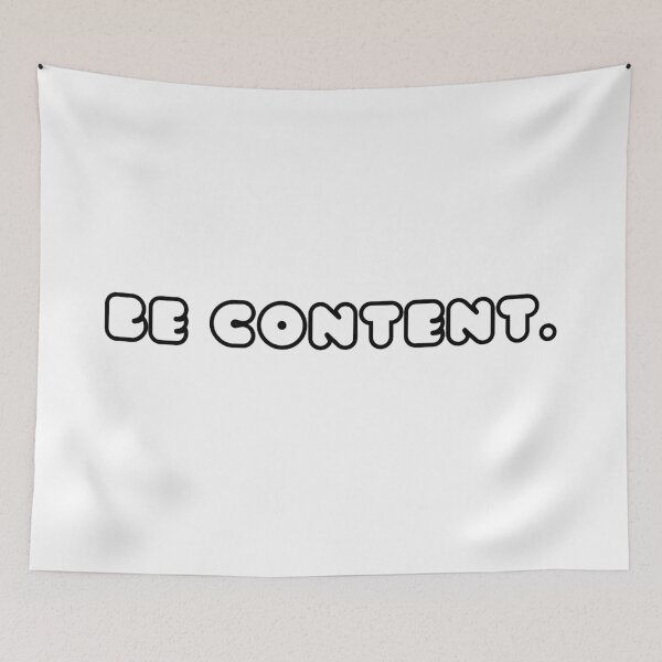 Item preview, be content bubble design designed and sold by ashcmille.