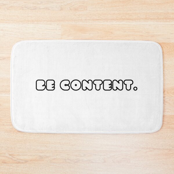Item preview, be content bubble design designed and sold by ashcmille.