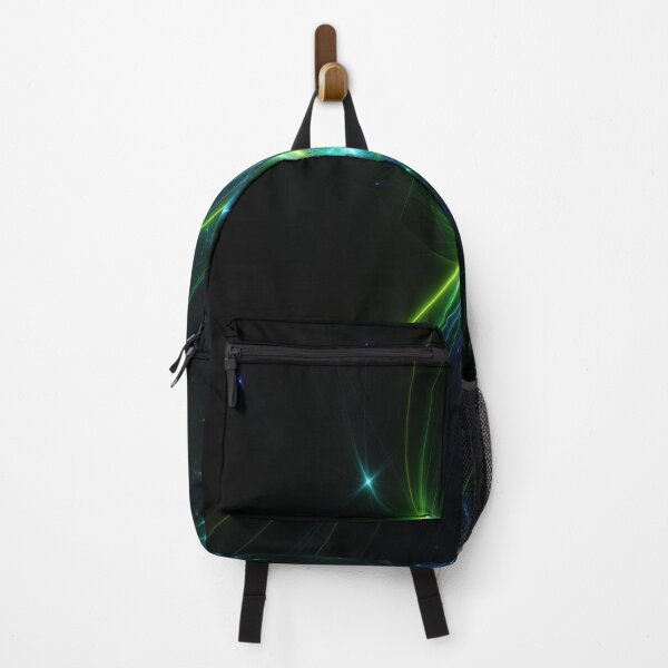 Item preview, Beautiful Abstract Pattern Of Colored Smooth Lines On A Black Background designed and sold by tatkhagata.