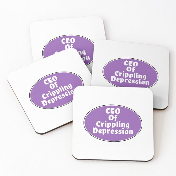 Item preview, CEO of crippling depression ironic meme designed and sold by Captain-Jackson.