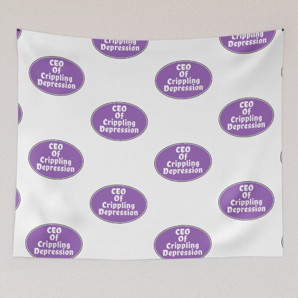 Item preview, CEO of crippling depression ironic meme designed and sold by Captain-Jackson.