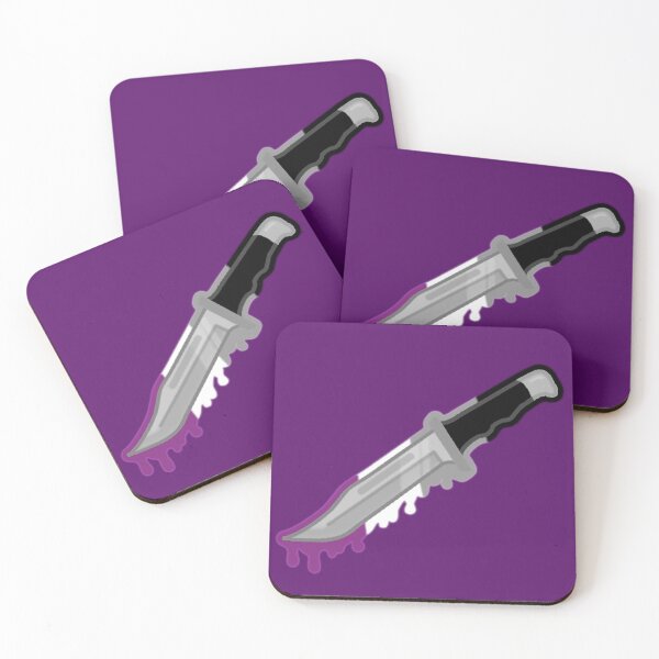Item preview, Asexual Pride Knife designed and sold by Roxzania.