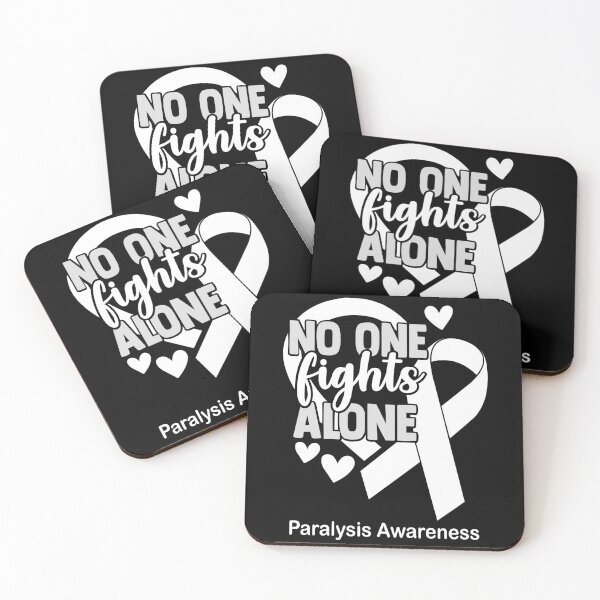 Item preview, No One Fight Alone Paralysis Awareness designed and sold by Sabfit.