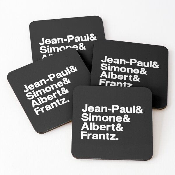 Item preview, Jean-Paul & Simone & Albert & Frantz designed and sold by Good-Looking Corpse.