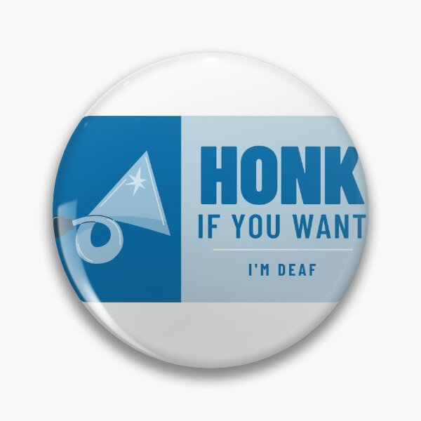 Item preview, Honk if you want, I'm deaf - Car Bumper designed and sold by FallenFeline.