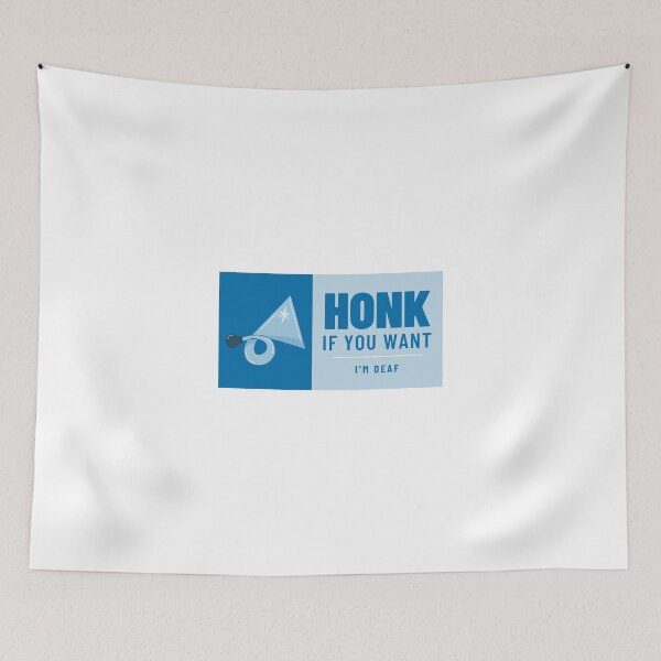 Item preview, Honk if you want, I'm deaf - Car Bumper designed and sold by FallenFeline.